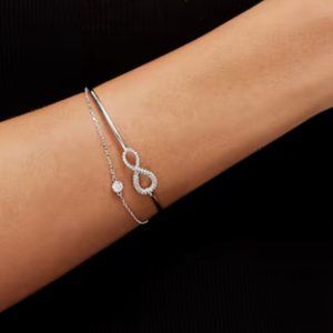 Swarovski Infinity bangle